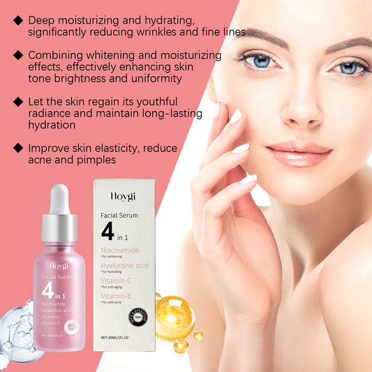 4 in 1 Moisturizing Essence Hydrating Multi-Effect Face Serum for Even Skin Tone