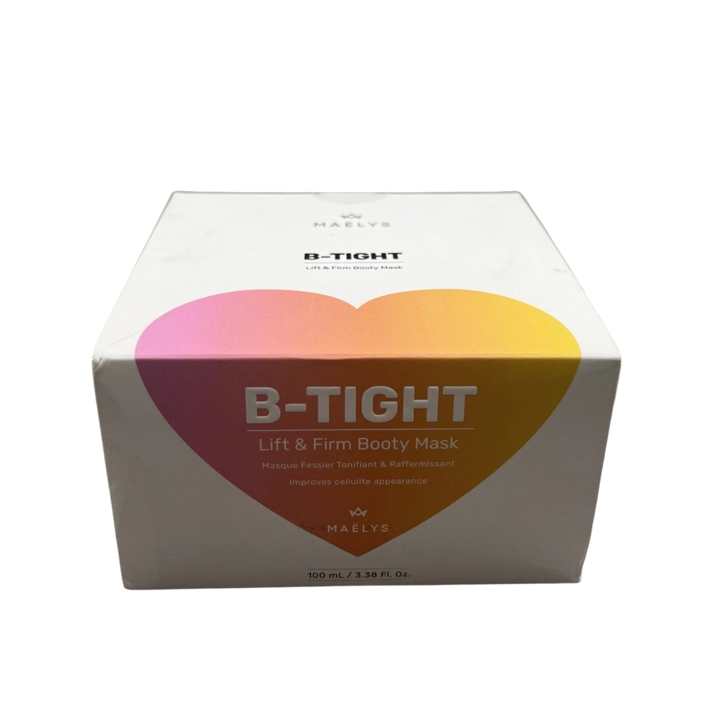 Maelys B-TIGHT Lift & Firm Booty Mask 3.4 oz / 100ml Reduce Cellulite NEW IN BOX