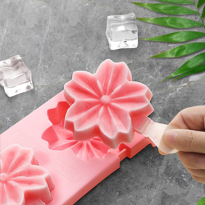 Ice Cream Tool Ice Cream Mold DIY Frozen Dessert Maker Silicone Mold Set