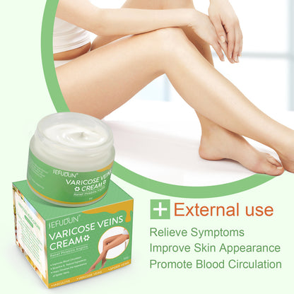 Vein Care Cream Red Blood Streaks Relief Safflower Skin Repair Varicose & Bruise Cream