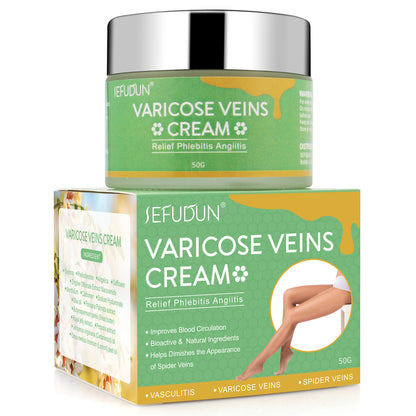 Vein Care Cream Red Blood Streaks Relief Safflower Skin Repair Varicose & Bruise Cream