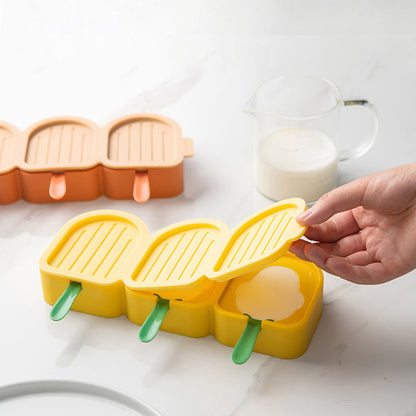 Silicone Bird Shape Ice Cream Mold Popsicle Mould With Sticks 3