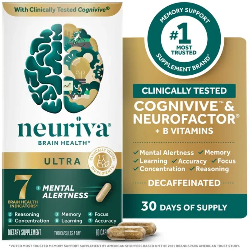 Neuriva Brain Health Ultra 60 Capsules