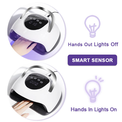 Nail Lamp, Dryer Light For Nails With 4 Timers