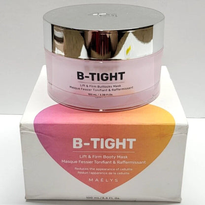 Maelys B-TIGHT Lift & Firm Booty Mask 3.4 oz / 100ml Reduce Cellulite NEW IN BOX