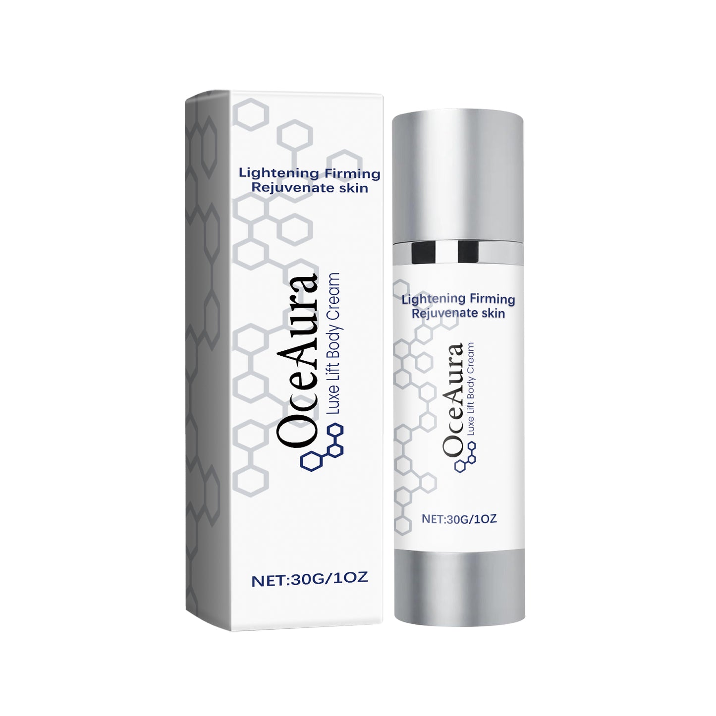 Crème corporelle OceAura hydratante, raffermissante, réparatrice, hydratante pour le visage et le corps