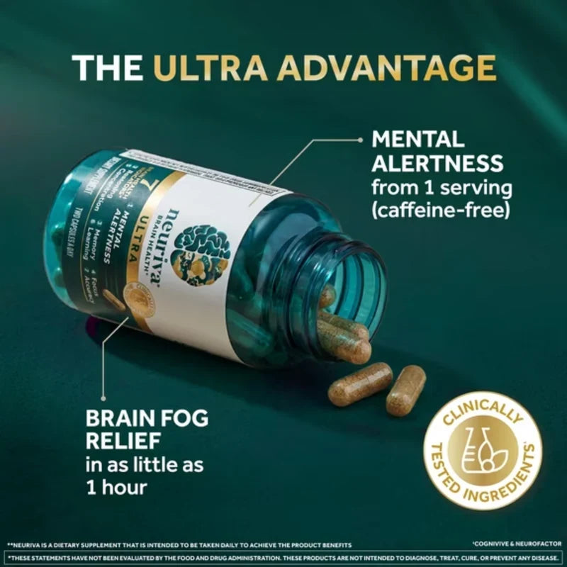 Neuriva Brain Health Ultra 60 Capsules