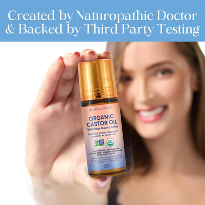 QUEEN OF THE THRONES® Organic Golden Castor Oil Roll- 1.7oz (50mL)