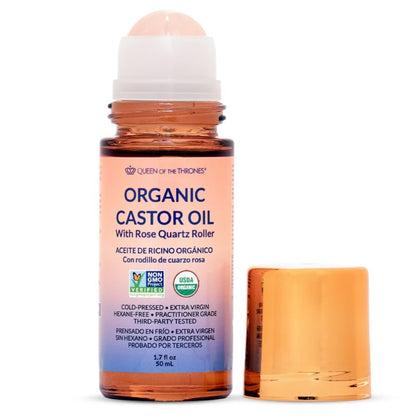 QUEEN OF THE THRONES® Organic Golden Castor Oil Roll- 1.7oz (50mL)