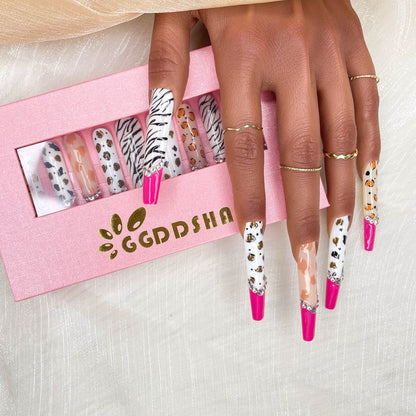 Nails 10pcs Handmade Press On Nails
