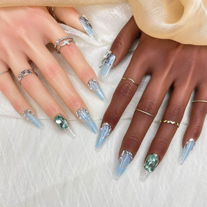 Handmade Press On Nails, Luxury &Custom Fake Nails 3D Handmade