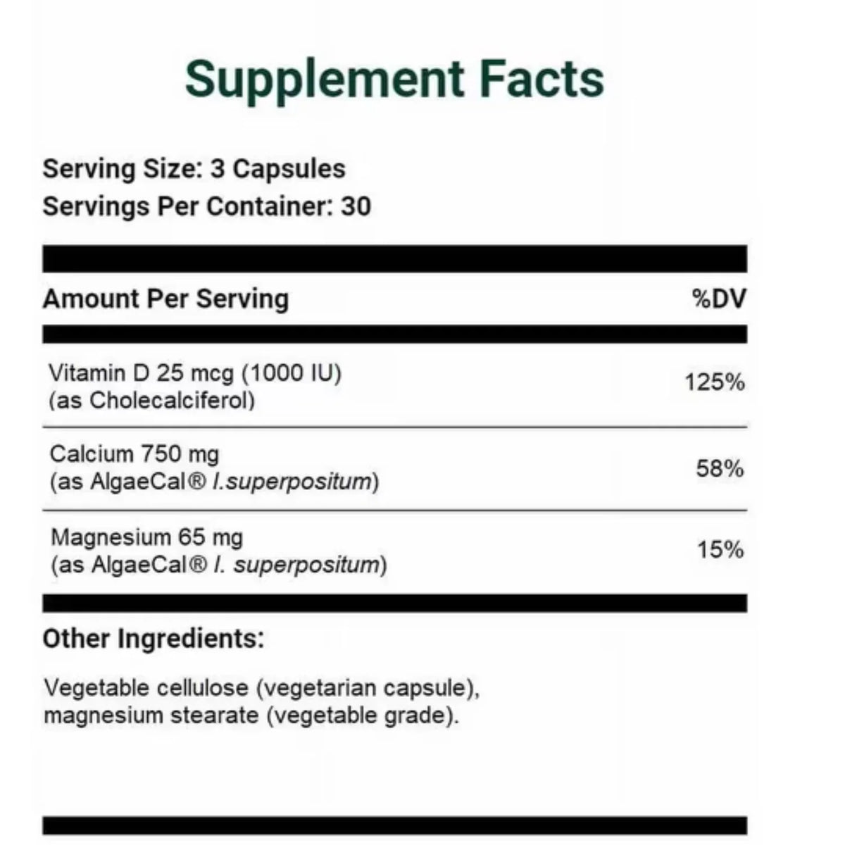 AlgaeCal Plant Calcium