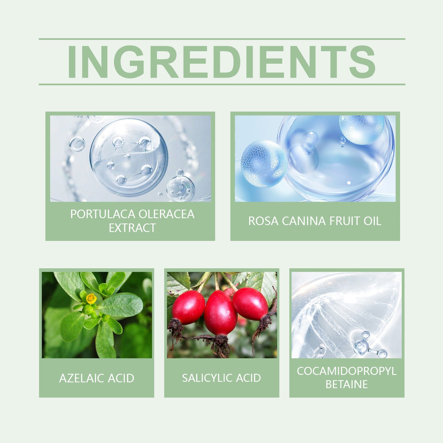 OUHOE Facial Cleanser Gentle Hydrating Daily Skin Refreshing Face Wash