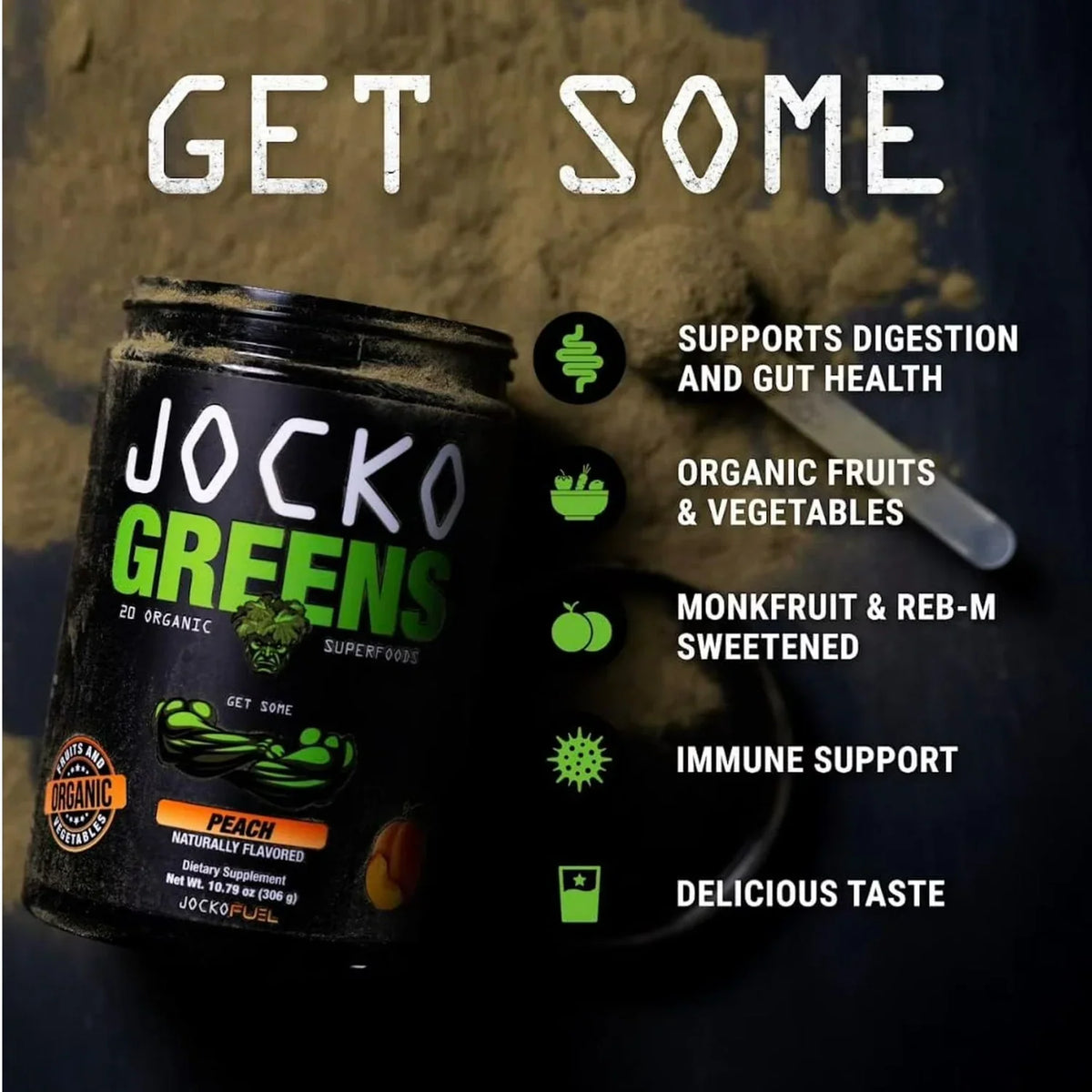Jocko Greens Peach