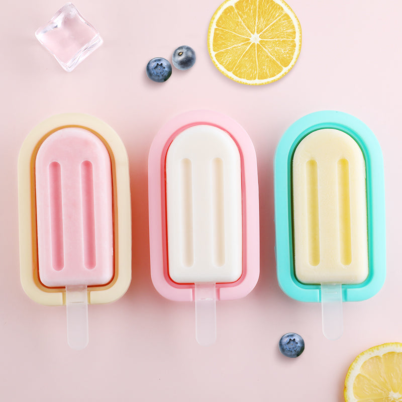 Ice Cream Tool Ice Cream Mold DIY Frozen Dessert Maker Silicone Mold Set