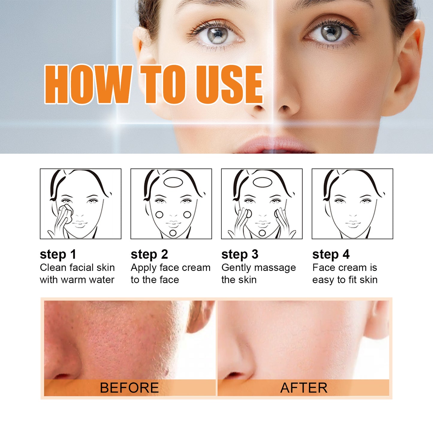 OUHOE Moisturizing & Firming Face Cream Brightening Skin Rejuvenation Hydrating Cream