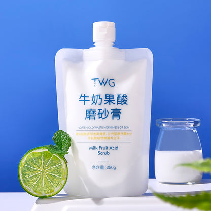 Avocado Ice Cream Body Scrub Cream Gentle Exfoliating Moisturizing Skin Polish