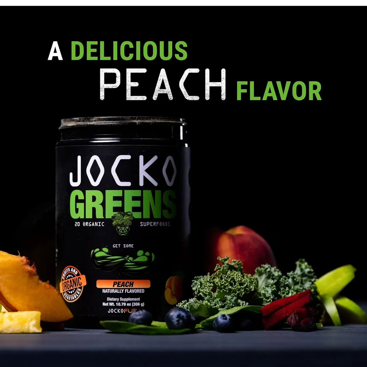 Jocko Greens Peach Organic