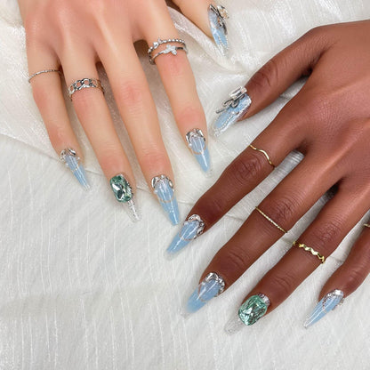 Handmade Press On Nails, Luxury &Custom Fake Nails 3D Handmade