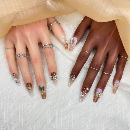Handmade Press On Nails, Luxury & Custom FakeNails 3D Handmade