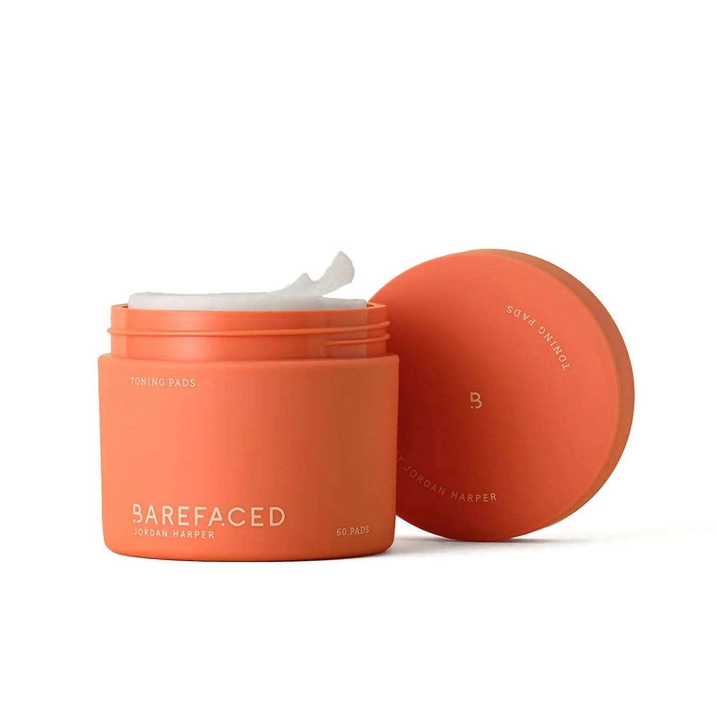 Barefaced Toning Pads (60 count) - Exfoliating Face Pads with 2% Glycolic Acid