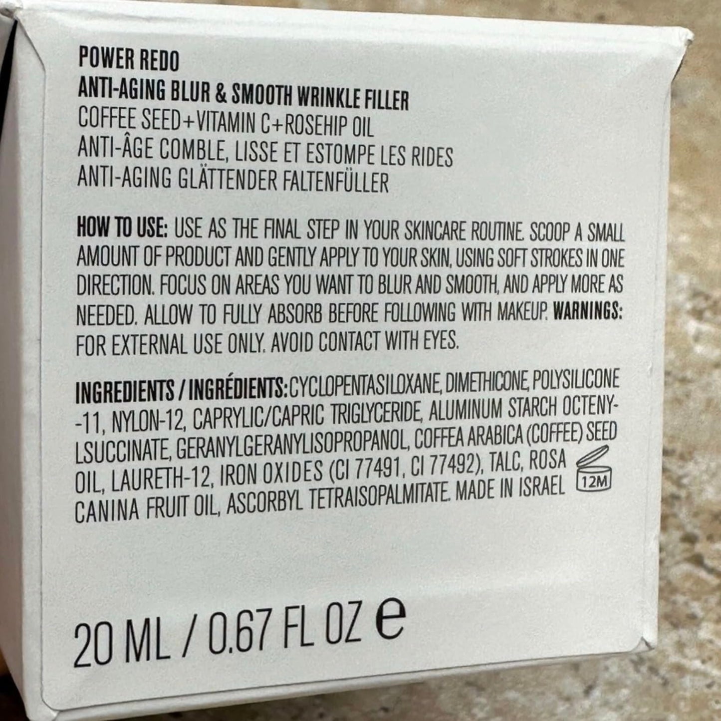 IL MAKIAGE SKIN Power Redo Anti-Aging Blur & Smooth Wrinkle Filler with Coffee Seed