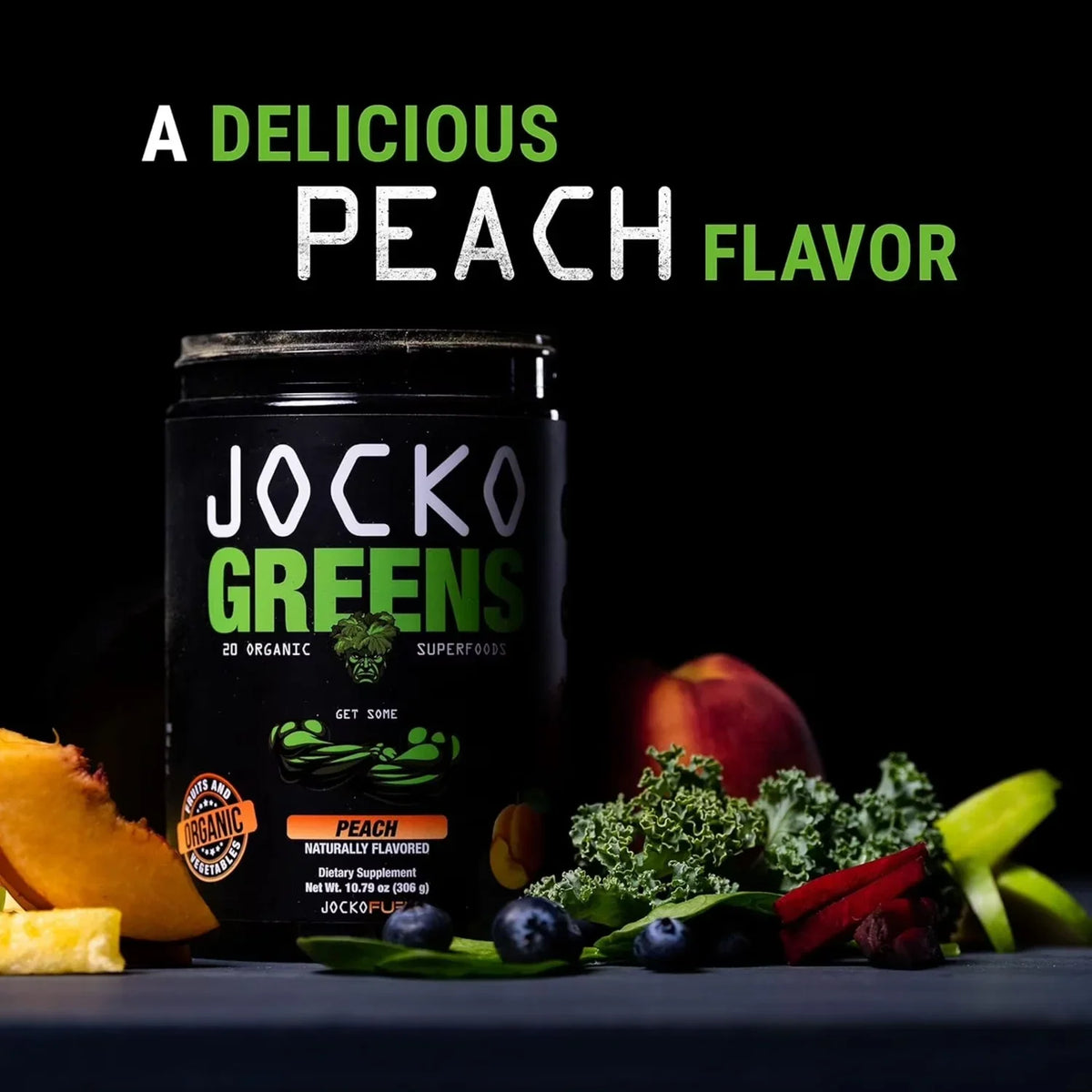 Jocko Greens Peach Organic