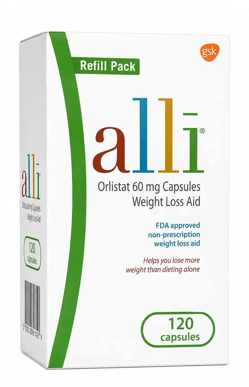 Alli Weight Loss Aid 60 mg 120 Count
