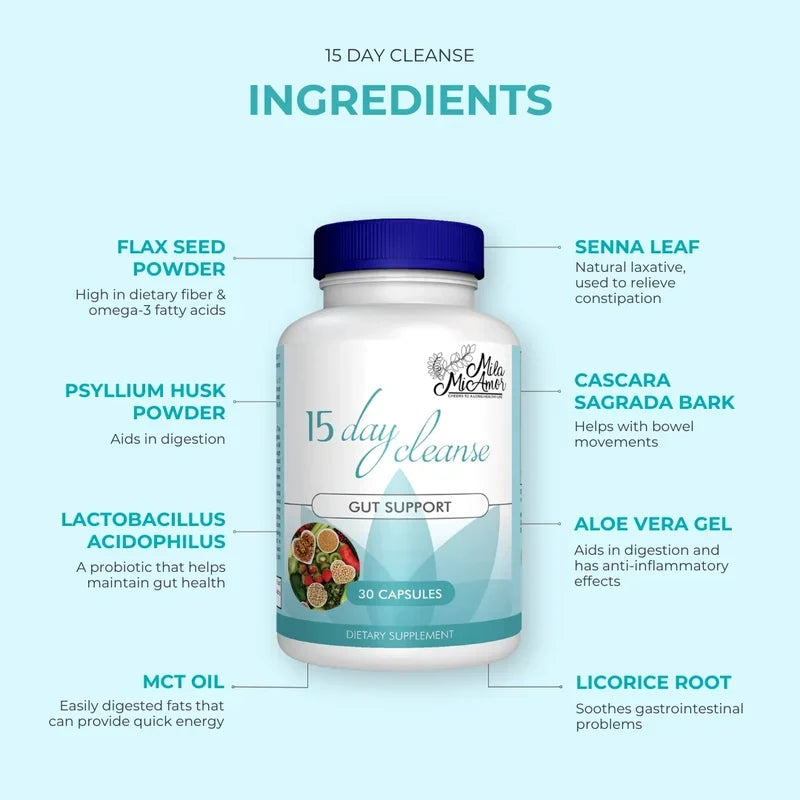 Milamiamor 15 Day Cleanse - Gut support