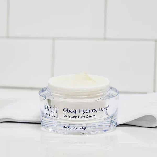 Obagi Hydrate Luxe Moisture Rich Cream – 1.7 oz / 48 g | Intense Hydration & Anti-Aging Night Cream