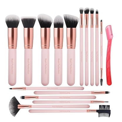 Real Perfection Makeup Brush Set 16PCS