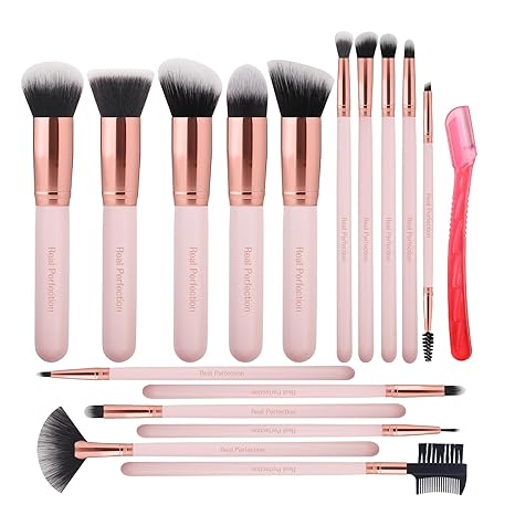 Real Perfection Makeup Brush Set 16PCS