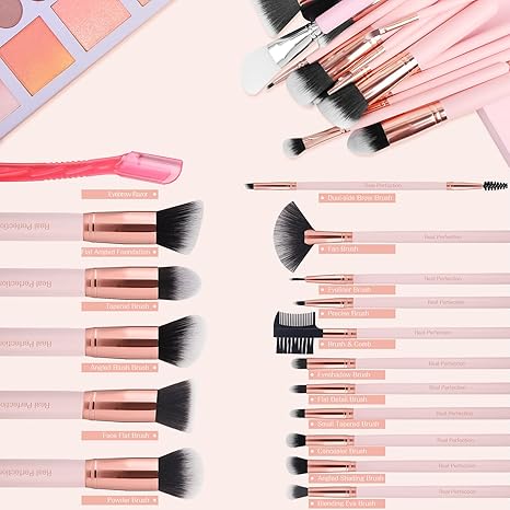 Real Perfection Makeup Brush Set 16PCS