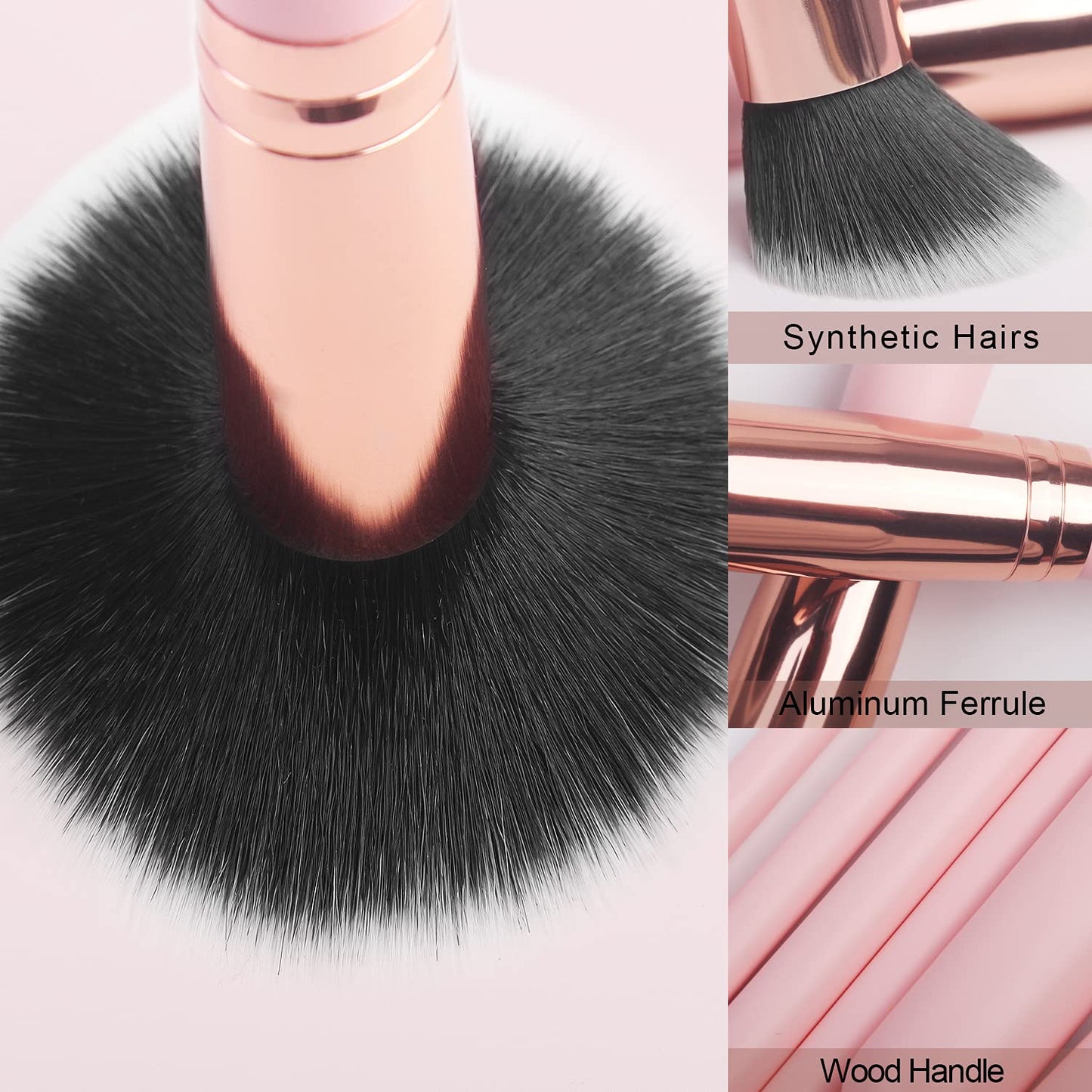 Real Perfection Makeup Brush Set 16PCS