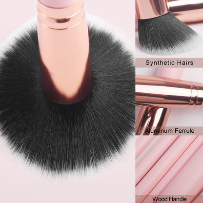 Real Perfection Makeup Brush Set 16PCS
