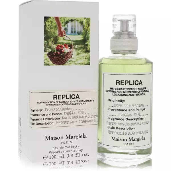Maison Margiela Replica From the Garden EDT 100ml bottle with white box garden basket photo