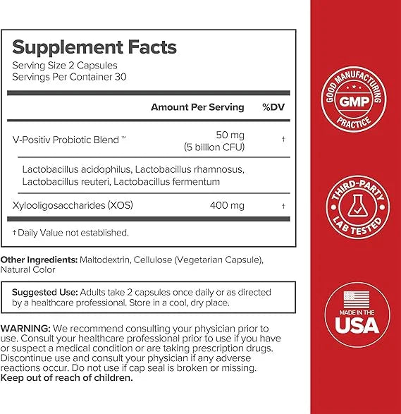 URO Vaginal Probiotics  60 Capsules