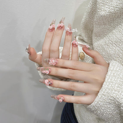 Handmade UV Nail Beauty Patch Finished Nail Art Decoration Set