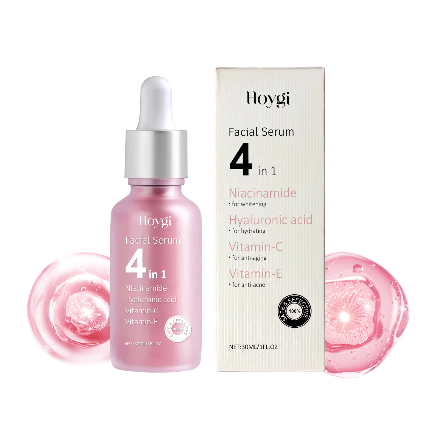 4 in 1 Moisturizing Essence Hydrating Multi-Effect Face Serum for Even Skin Tone