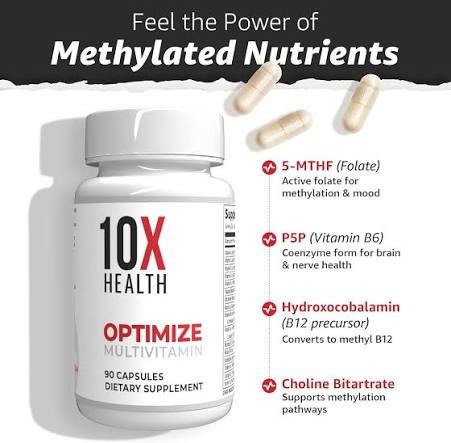 10X Health Optimize Multivitamin Dietary Supplement