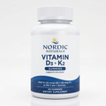 One Nordic Naturals Vitamin D3 + K2 Gummies bottle on a white background