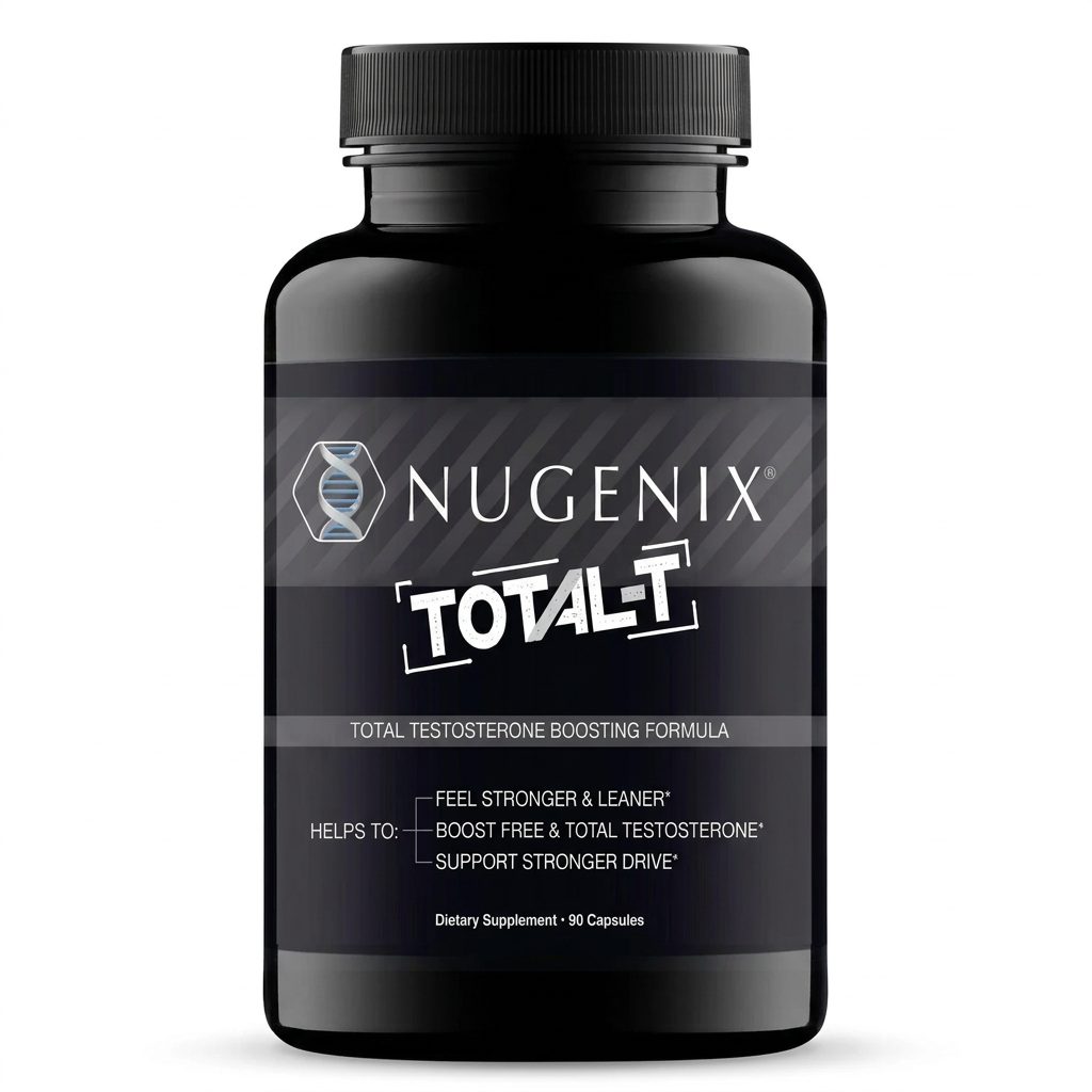 One Nugenix Total-T bottle on a white background