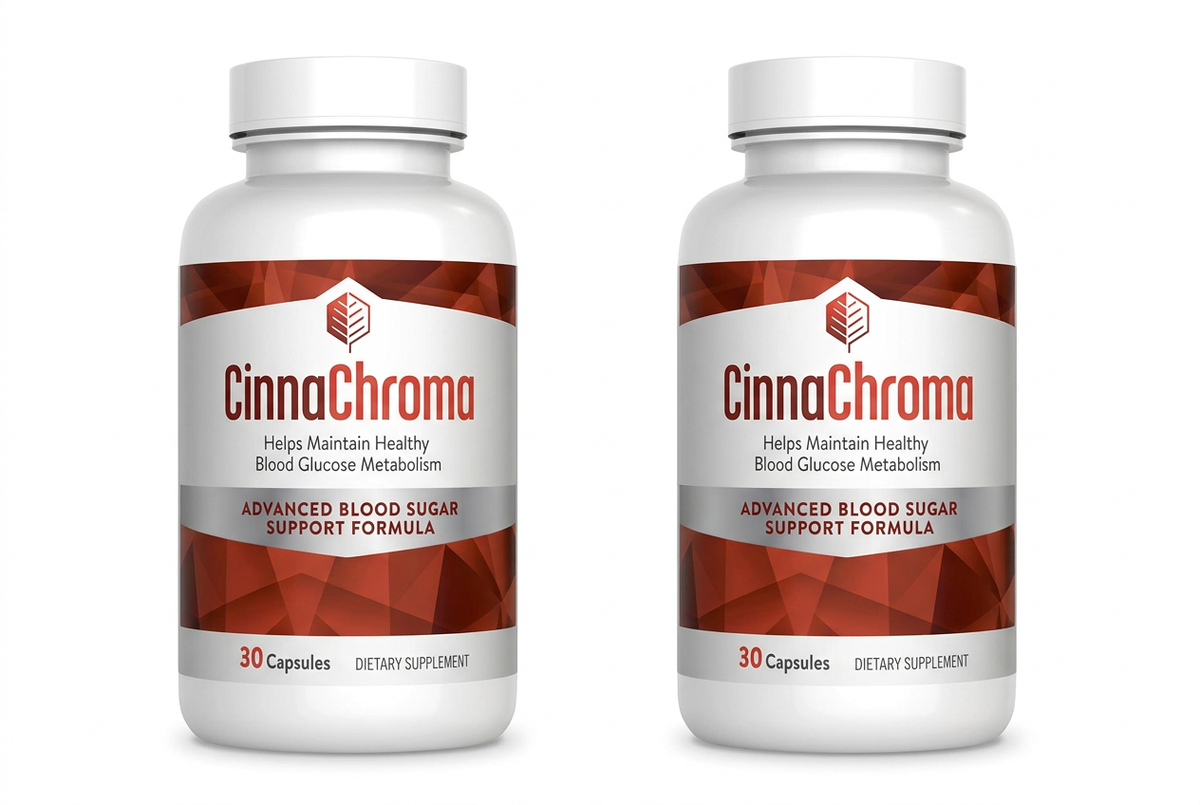 Two CinnaChroma bottles side by side on a white background